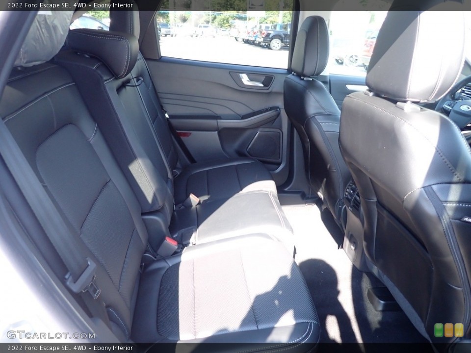 Ebony Interior Rear Seat for the 2022 Ford Escape SEL 4WD #144783200