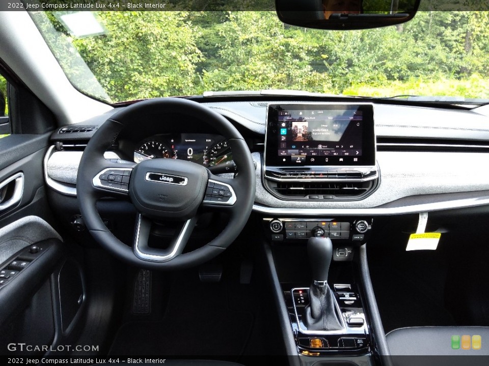 Black Interior Dashboard for the 2022 Jeep Compass Latitude Lux 4x4 #144783623
