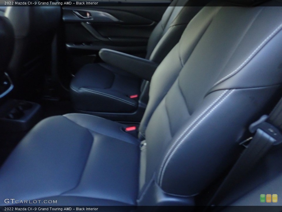 Black Interior Rear Seat for the 2022 Mazda CX-9 Grand Touring AWD #144784991