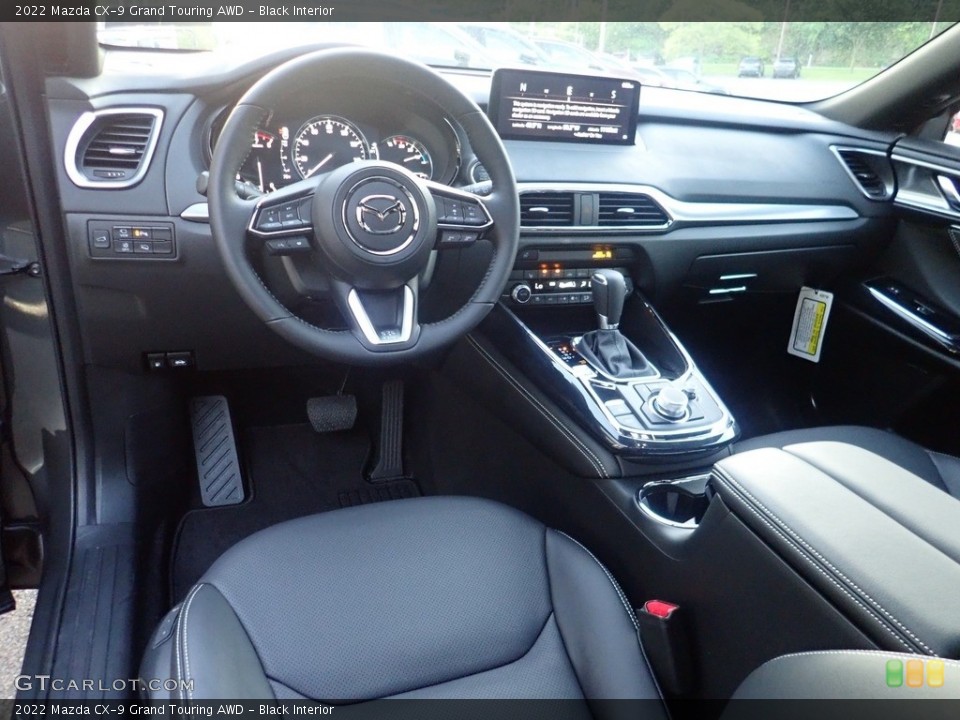 Black Interior Photo for the 2022 Mazda CX-9 Grand Touring AWD #144785033