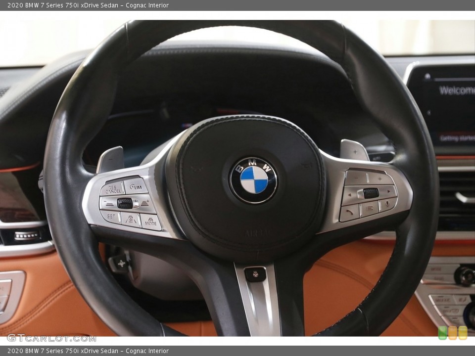 Cognac Interior Steering Wheel for the 2020 BMW 7 Series 750i xDrive Sedan #144785231