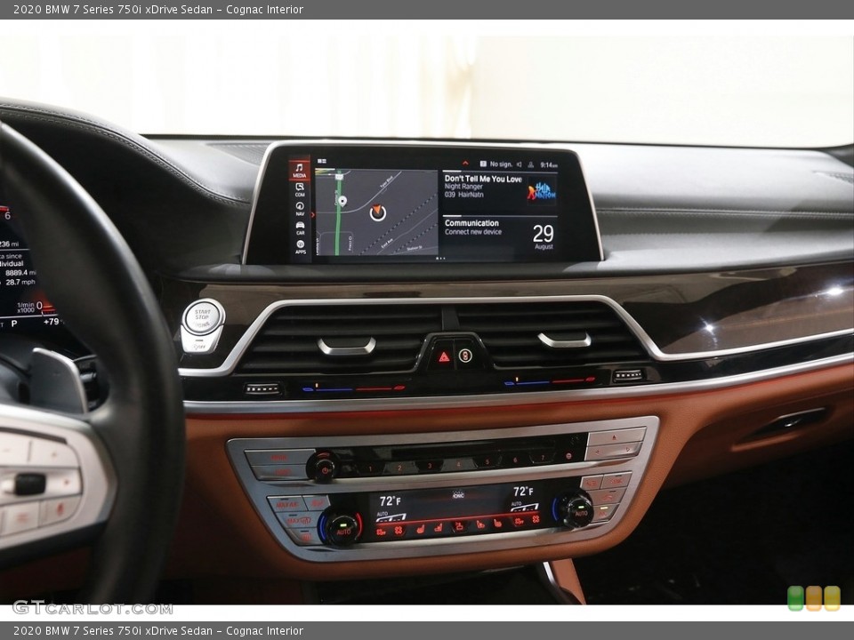 Cognac Interior Controls for the 2020 BMW 7 Series 750i xDrive Sedan #144785267