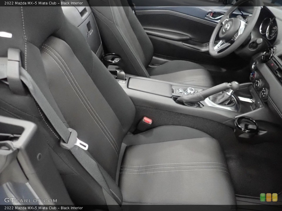 Black Interior Front Seat for the 2022 Mazda MX-5 Miata Club #144785360
