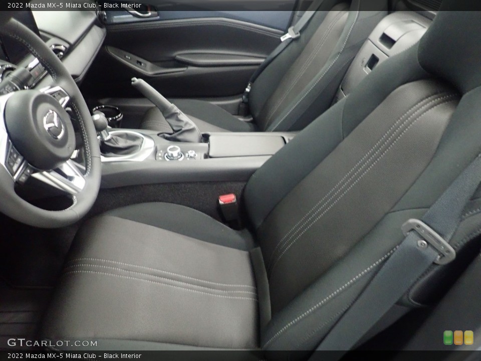 Black Interior Front Seat for the 2022 Mazda MX-5 Miata Club #144785423