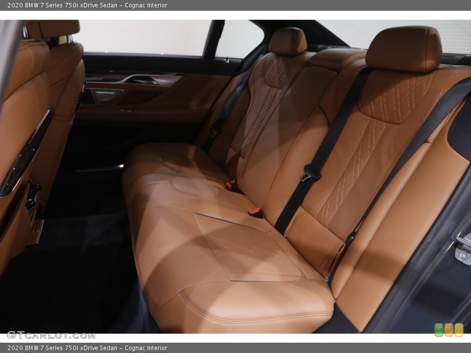 Cognac Interior Rear Seat for the 2020 BMW 7 Series 750i xDrive Sedan #144785471