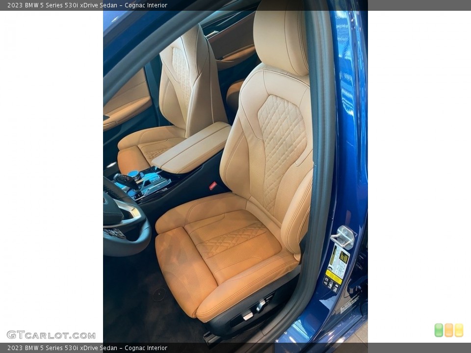 Cognac Interior Front Seat for the 2023 BMW 5 Series 530i xDrive Sedan #144785780
