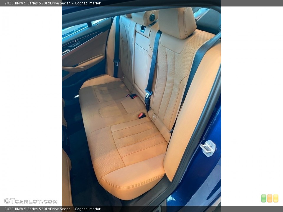 Cognac Interior Rear Seat for the 2023 BMW 5 Series 530i xDrive Sedan #144785795