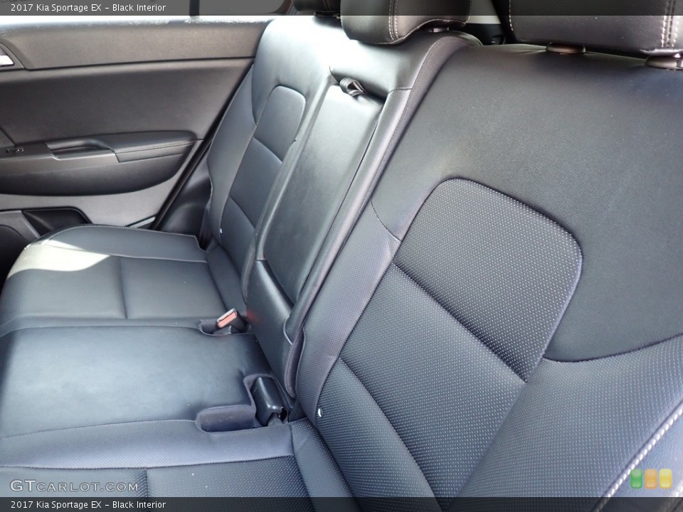 Black Interior Rear Seat for the 2017 Kia Sportage EX #144787454