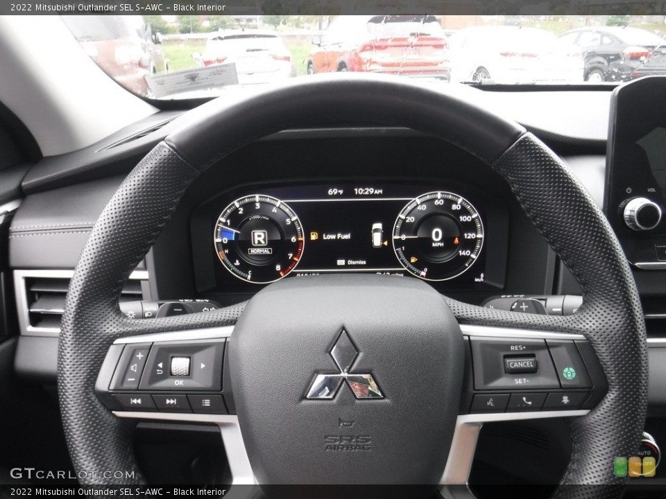 Black Interior Steering Wheel for the 2022 Mitsubishi Outlander SEL S-AWC #144788806