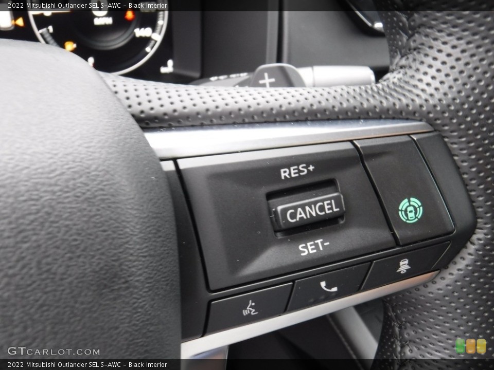 Black Interior Steering Wheel for the 2022 Mitsubishi Outlander SEL S-AWC #144788851