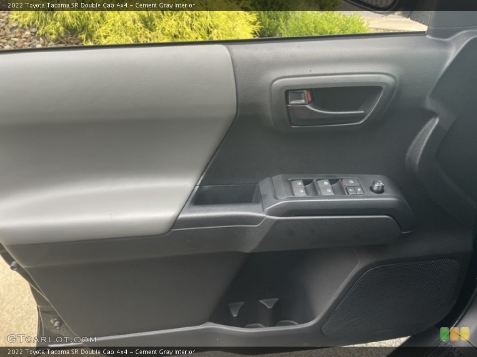 Cement Gray Interior Door Panel for the 2022 Toyota Tacoma SR Double Cab 4x4 #144791041