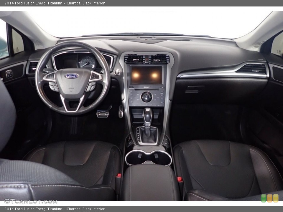 Charcoal Black Interior Dashboard for the 2014 Ford Fusion Energi Titanium #144791932