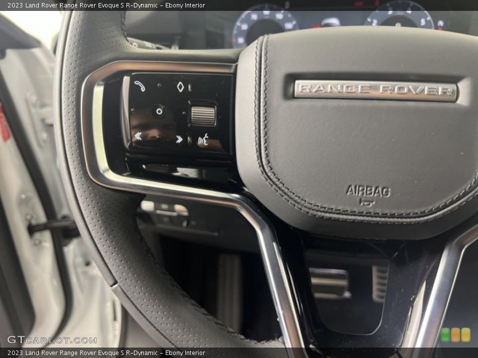 Ebony Interior Steering Wheel for the 2023 Land Rover Range Rover Evoque S R-Dynamic #144792568