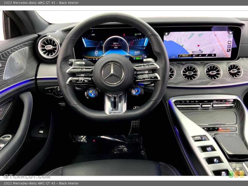 Black Interior Dashboard for the 2022 Mercedes-Benz AMG GT 43 #144792664