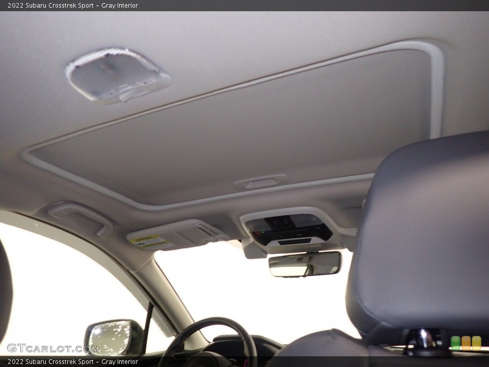 Gray Interior Sunroof for the 2022 Subaru Crosstrek Sport #144793969