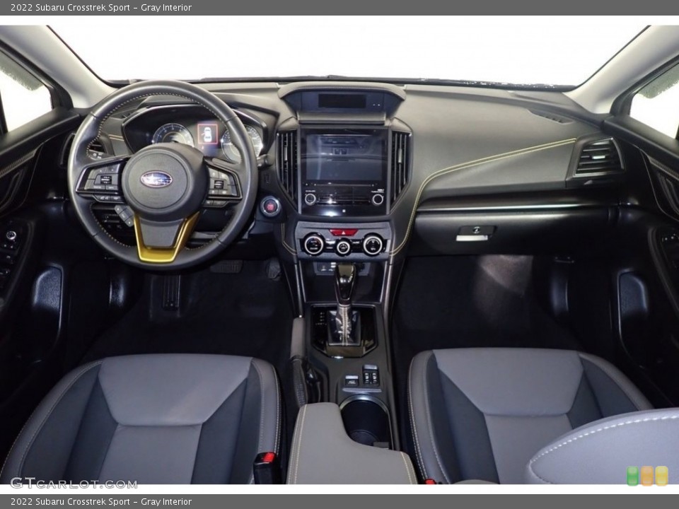 Gray Interior Dashboard for the 2022 Subaru Crosstrek Sport #144794323