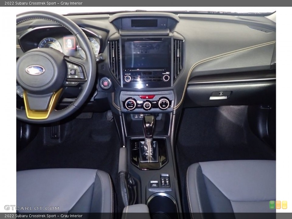 Gray Interior Dashboard for the 2022 Subaru Crosstrek Sport #144794332