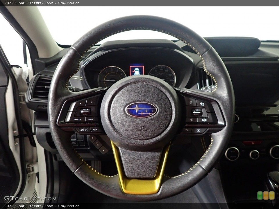 Gray Interior Steering Wheel for the 2022 Subaru Crosstrek Sport #144794365