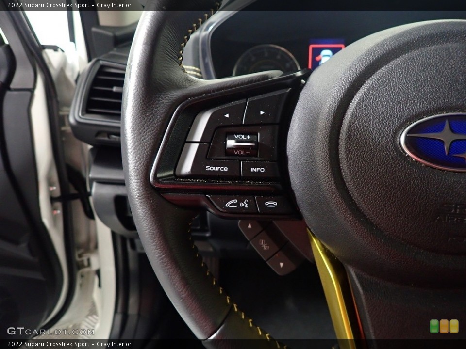 Gray Interior Steering Wheel for the 2022 Subaru Crosstrek Sport #144794395