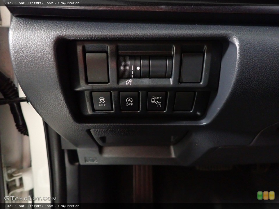 Gray Interior Controls for the 2022 Subaru Crosstrek Sport #144794434