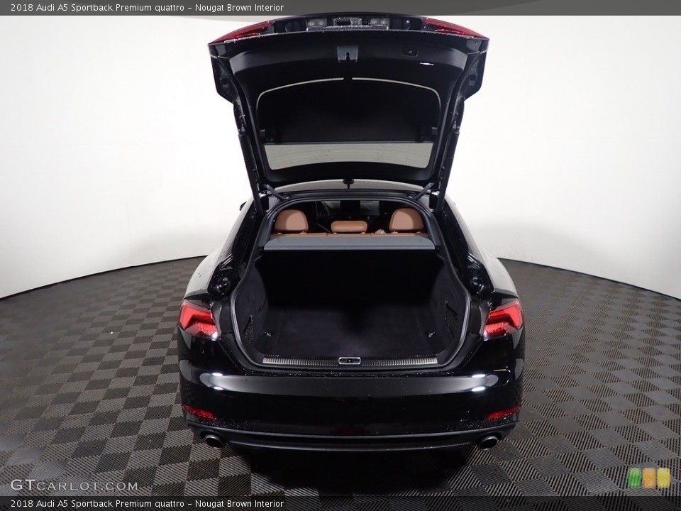 Nougat Brown Interior Trunk for the 2018 Audi A5 Sportback Premium quattro #144794845
