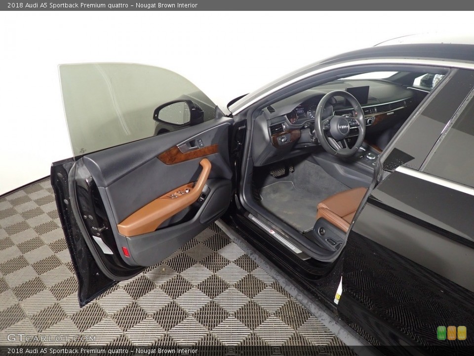 Nougat Brown Interior Front Seat for the 2018 Audi A5 Sportback Premium quattro #144794926