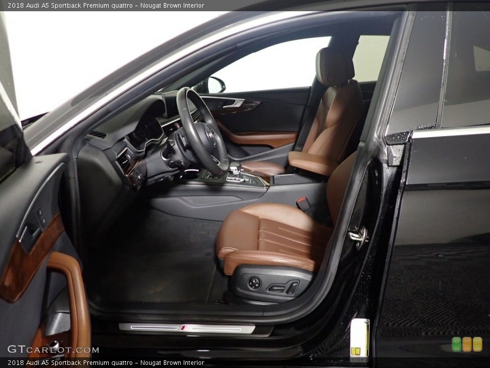 Nougat Brown Interior Photo for the 2018 Audi A5 Sportback Premium quattro #144794956