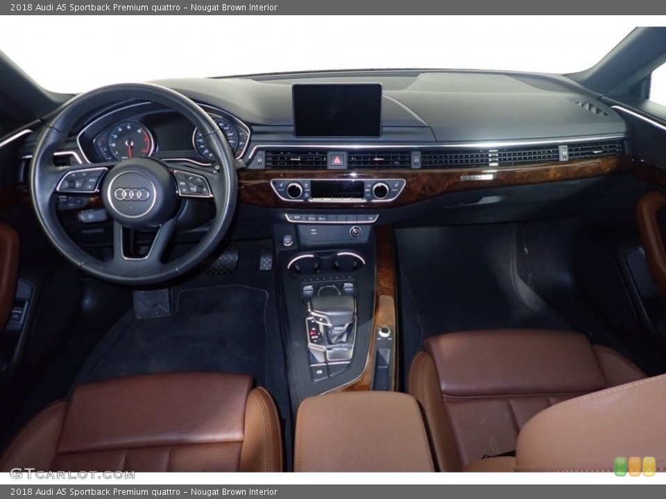 Nougat Brown Interior Photo for the 2018 Audi A5 Sportback Premium quattro #144794988