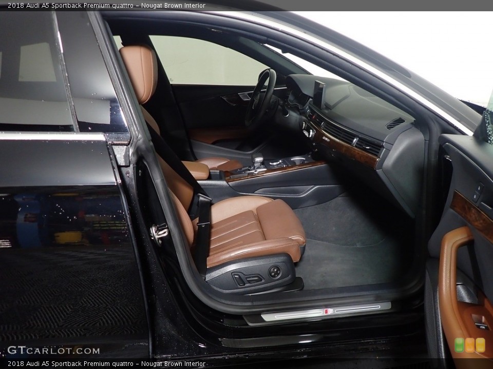 Nougat Brown Interior Front Seat for the 2018 Audi A5 Sportback Premium quattro #144795229
