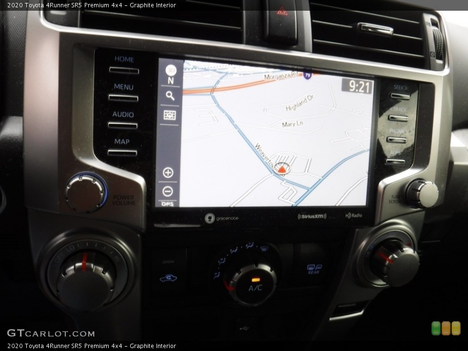 Graphite Interior Navigation for the 2020 Toyota 4Runner SR5 Premium 4x4 #144795412