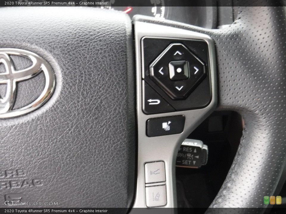 Graphite Interior Steering Wheel for the 2020 Toyota 4Runner SR5 Premium 4x4 #144795511