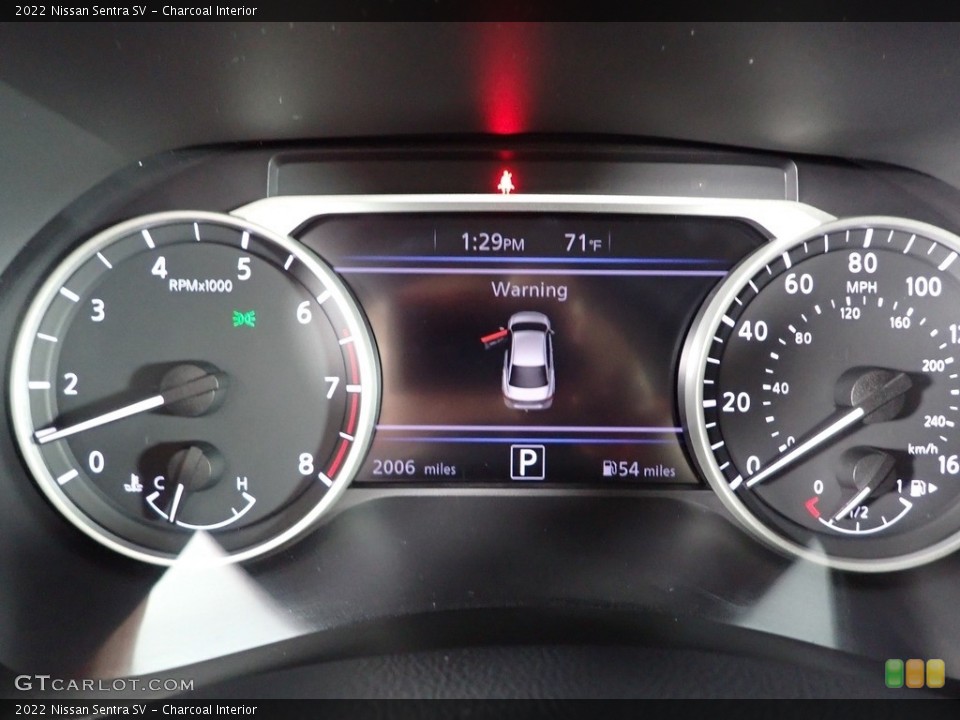 Charcoal Interior Gauges for the 2022 Nissan Sentra SV #144795790