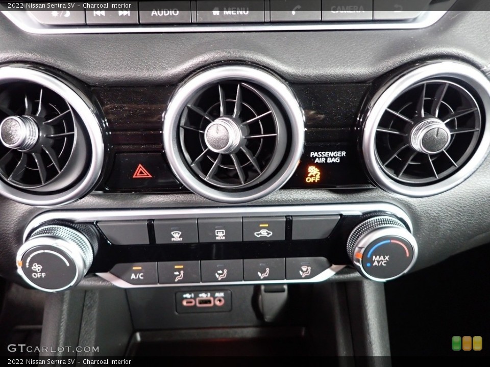 Charcoal Interior Controls for the 2022 Nissan Sentra SV #144795832