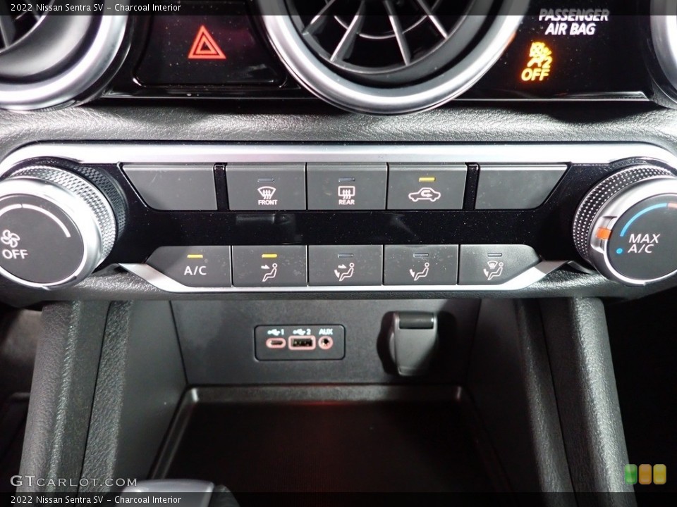 Charcoal Interior Controls for the 2022 Nissan Sentra SV #144795853