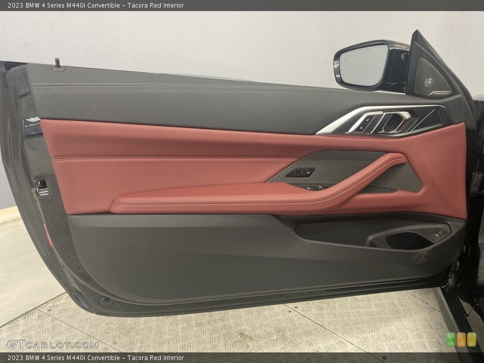 Tacora Red Interior Door Panel for the 2023 BMW 4 Series M440i Convertible #144799267
