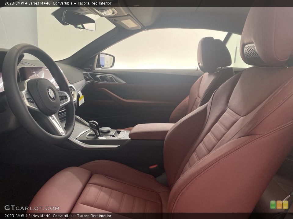 Tacora Red Interior Front Seat for the 2023 BMW 4 Series M440i Convertible #144799345