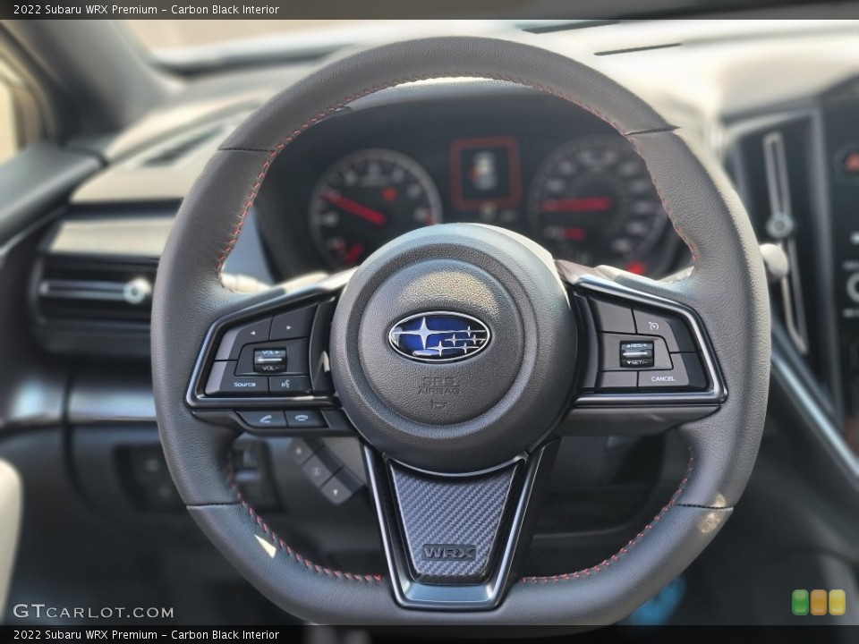 Carbon Black Interior Steering Wheel for the 2022 Subaru WRX Premium #144800146
