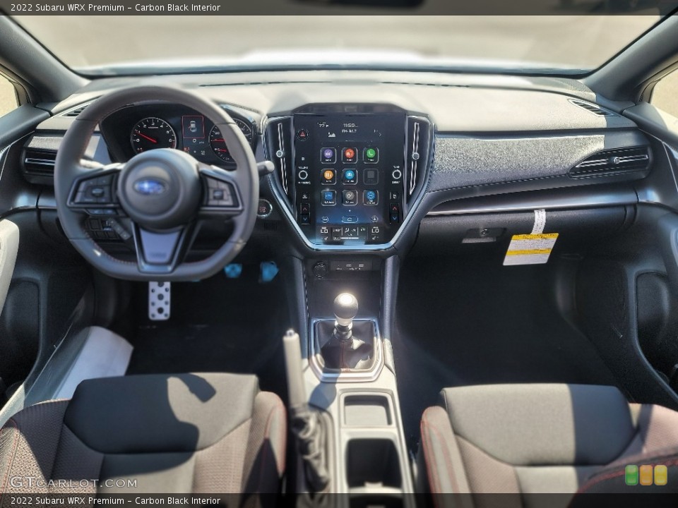 Carbon Black Interior Photo for the 2022 Subaru WRX Premium #144800170