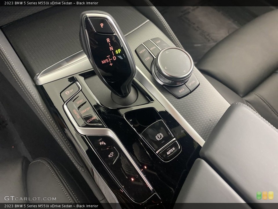 Black Interior Transmission for the 2023 BMW 5 Series M550i xDrive Sedan #144800263