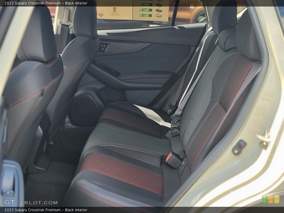 Black Interior Rear Seat for the 2023 Subaru Crosstrek Premium #144801445