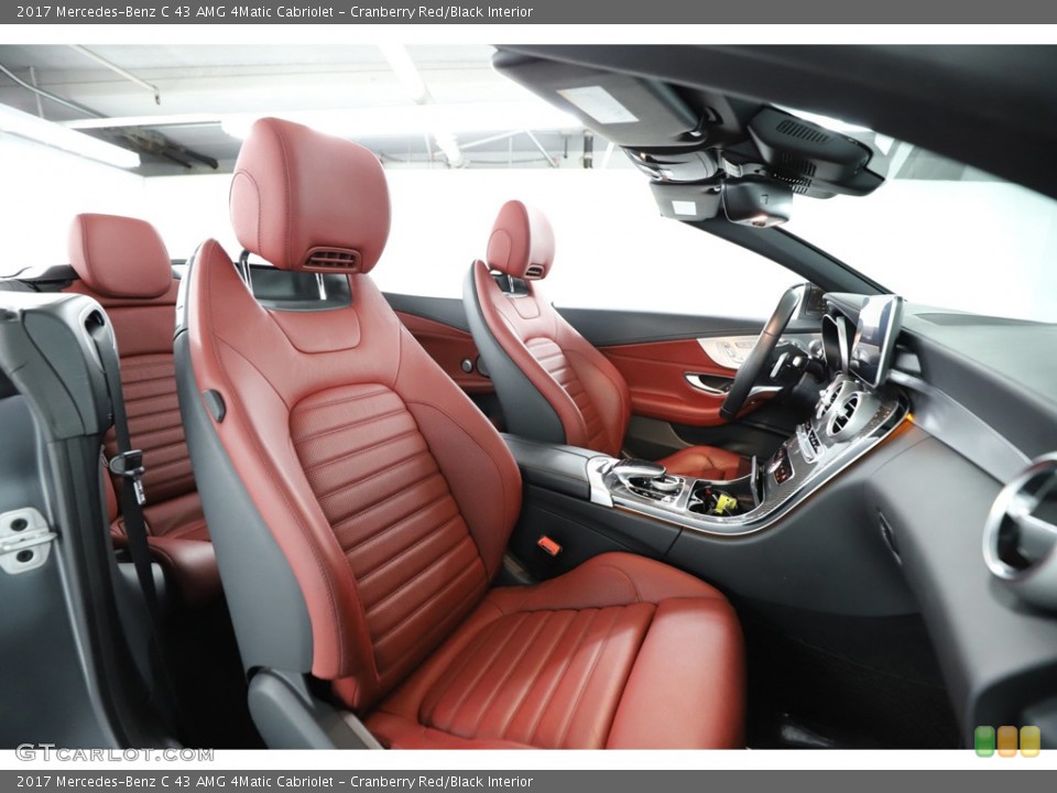 Cranberry Red/Black Interior Photo for the 2017 Mercedes-Benz C 43 AMG 4Matic Cabriolet #144801610