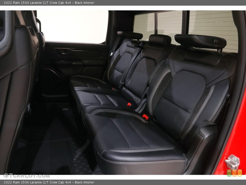 Black Interior Rear Seat for the 2022 Ram 1500 Laramie G/T Crew Cab 4x4 #144802465