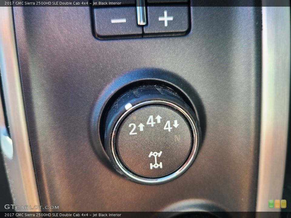 Jet Black Interior Controls for the 2017 GMC Sierra 2500HD SLE Double Cab 4x4 #144802918