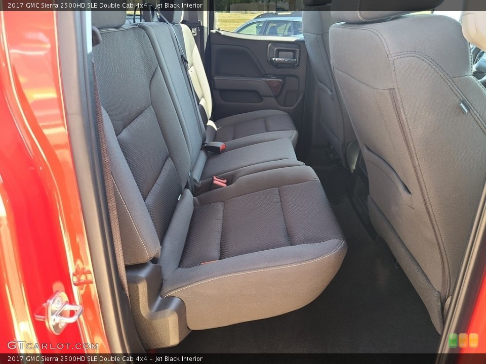 Jet Black Interior Rear Seat for the 2017 GMC Sierra 2500HD SLE Double Cab 4x4 #144803335