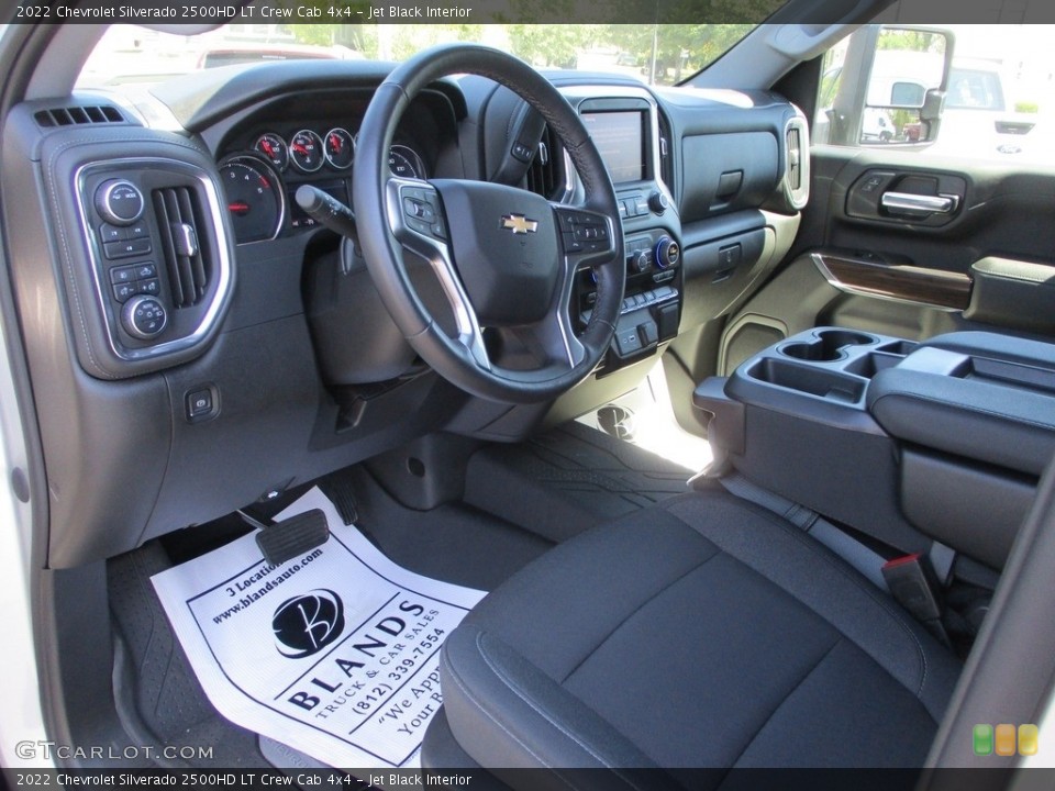 Jet Black Interior Photo for the 2022 Chevrolet Silverado 2500HD LT Crew Cab 4x4 #144804103