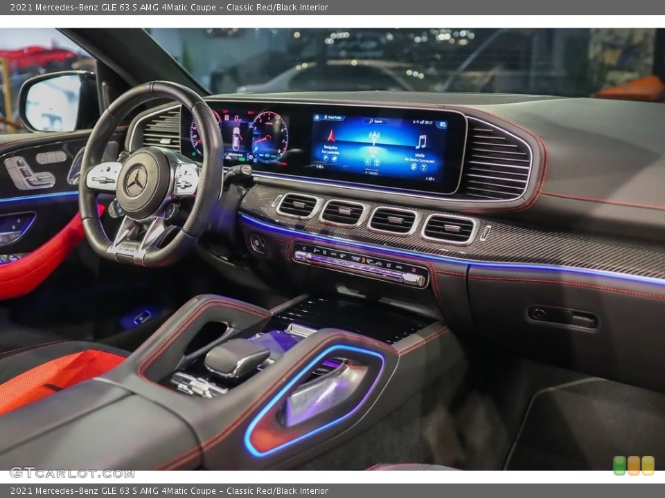 Classic Red/Black Interior Controls for the 2021 Mercedes-Benz GLE 63 S AMG 4Matic Coupe #144806974