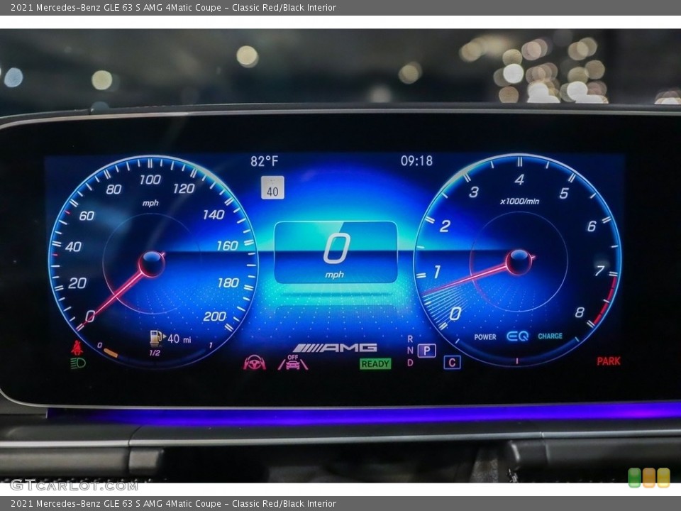 Classic Red/Black Interior Gauges for the 2021 Mercedes-Benz GLE 63 S AMG 4Matic Coupe #144807058