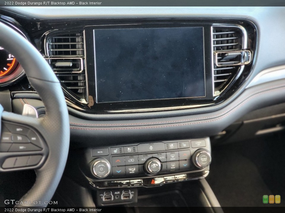Black Interior Controls for the 2022 Dodge Durango R/T Blacktop AWD #144807184