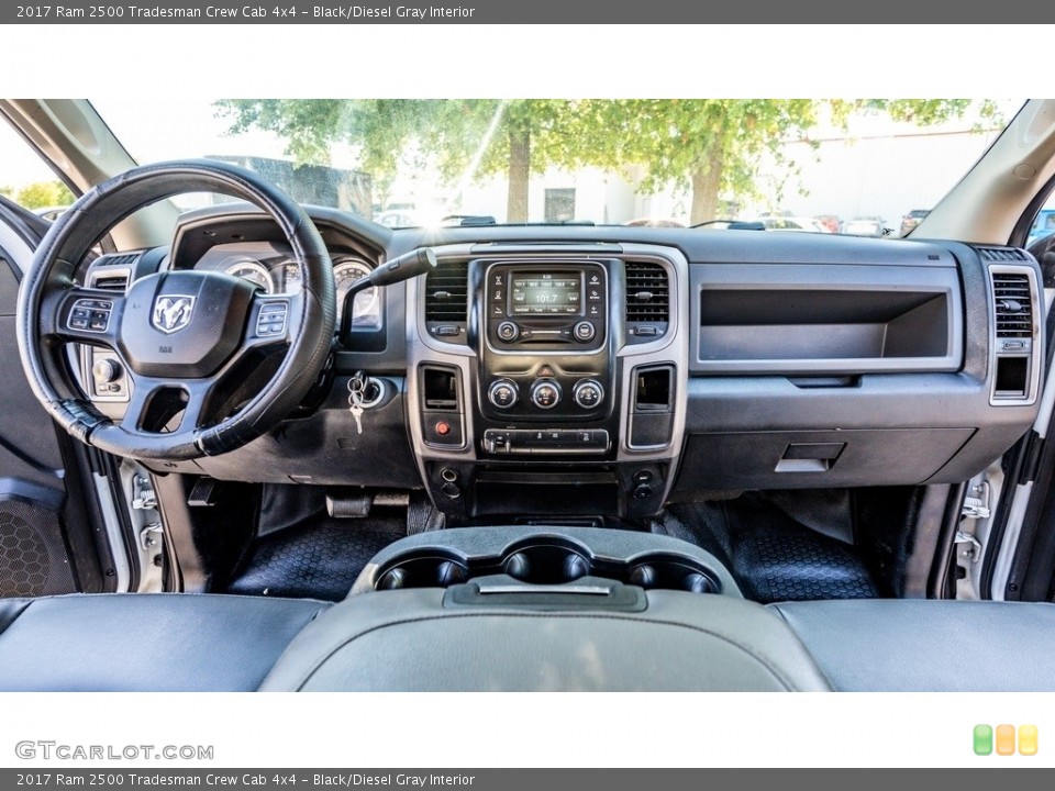 Black/Diesel Gray Interior Dashboard for the 2017 Ram 2500 Tradesman Crew Cab 4x4 #144808705