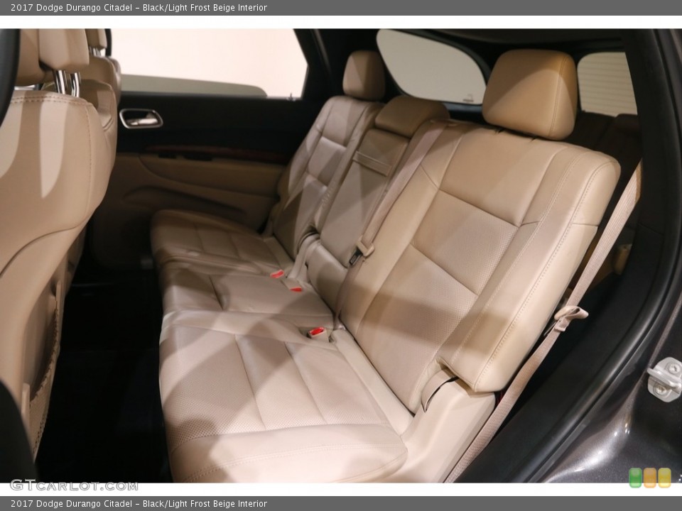 Black/Light Frost Beige Interior Rear Seat for the 2017 Dodge Durango Citadel #144809686
